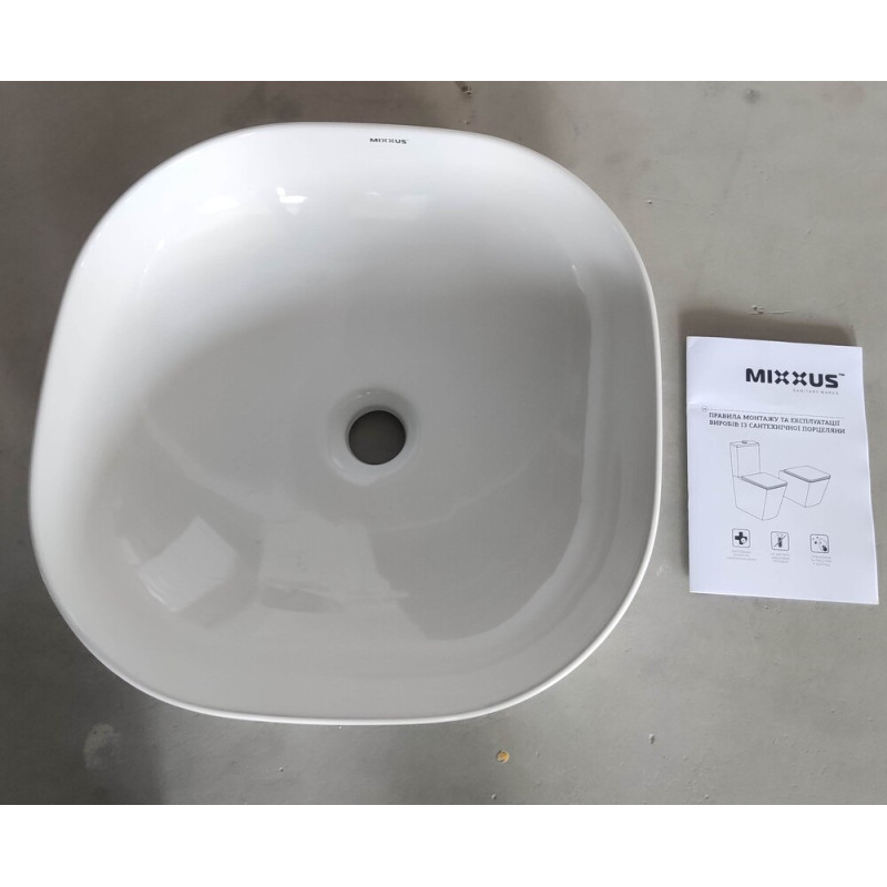 Раковина накладна MIXXUS PREMIUM DIVERSE-0105 425х425х145mm (MP6535)