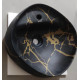 Раковина накладна MIXXUS PREMIUM WAVE-0201 MARBLE 430х430х150mm з отвором під змішувач (MP6536)