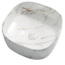 Раковина накладна Mixxus Premium DIVERSE-0104 MARBLE 370х370х135mm (MP6537)