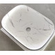 Раковина накладна MIXXUS PREMIUM DIVERSE-0112 MARBLE-BLACK 455х325х135mm (MP6541)