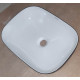 Раковина накладна Mixxus Premium DIVERSE-0112 WHITE-BLACK 455х325х135mm (MP6542)