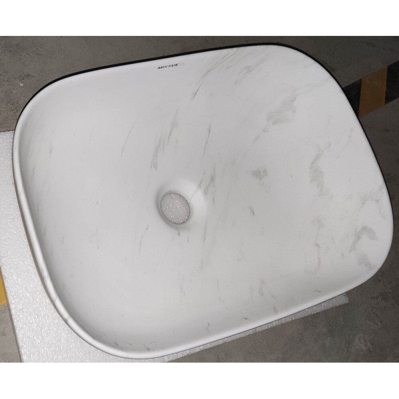 Раковина накладна Mixxus Premium DIVERSE-0112 MARBLE 455х325х135mm (MP6543)