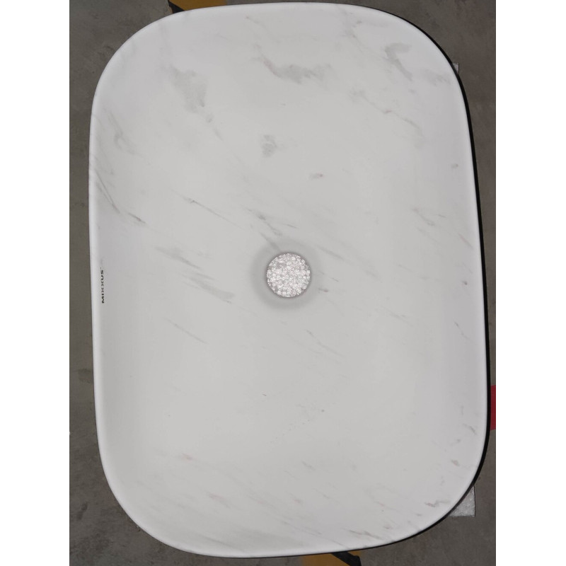 Раковина накладна Mixxus Premium DIVERSE-0112 MARBLE 455х325х135mm (MP6543)