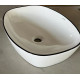 Раковина накладна Mixxus Premium DIVERSE-0109 EDGE BLACK 500х380х140mm (MP6549)