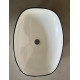 Раковина накладна Mixxus Premium DIVERSE-0109 EDGE BLACK 500х380х140mm (MP6549)
