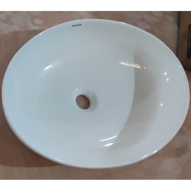 Раковина накладна Mixxus Premium ELLIPSE-0102 515х400х130mm (MP6551)