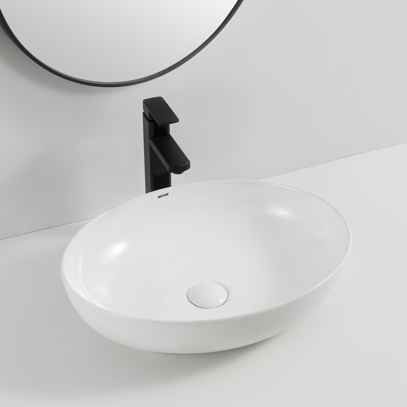 Раковина накладна Mixxus Premium ELLIPSE-0102 515х400х130mm (MP6551)