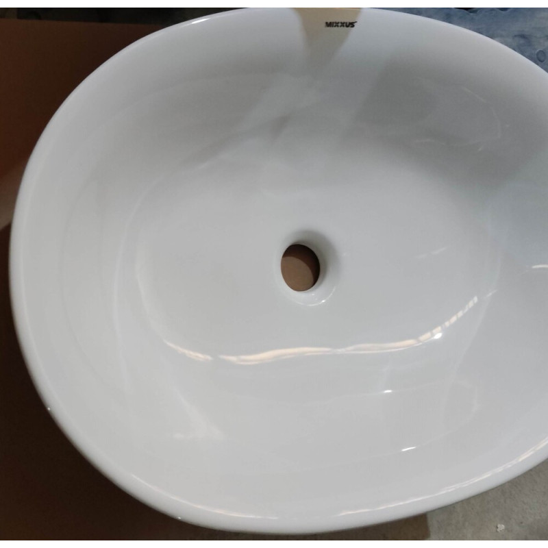 Раковина накладна Mixxus Premium ELLIPSE-0103 550х390х140mm (MP6553)