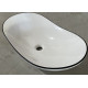 Раковина накладна Mixxus Premium WAVE-0105 EDGE BLACK 620х360х160mm (MP6556)