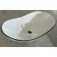 Раковина накладна Mixxus Premium WAVE-0105 EDGE BLACK 620х360х160mm (MP6556)