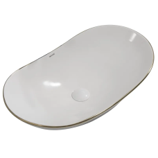 Раковина накладна MIXXUS PREMIUM WAVE-0105 EDGE GOLD 620х360х160mm (MP6557)