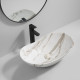 Раковина накладна MIXXUS PREMIUM WAVE-0105 MARBLE 620х360х160mm (MP6559)