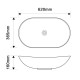 Раковина накладна MIXXUS PREMIUM WAVE-0106 MARBLE 620х360х160mm (MP6560)