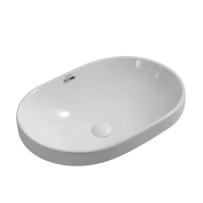 Раковина врізна на стільницю Mixxus Premium ELLIPSE-1601 600х400х190mm з переливом (MP6569)