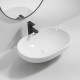 Раковина врізна на стільницю Mixxus Premium ELLIPSE-1601 600х400х190mm з переливом (MP6569)
