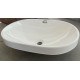 Раковина врізна на стільницю Mixxus Premium ELLIPSE-1601 600х400х190mm з переливом (MP6569)