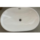 Раковина врізна на стільницю Mixxus Premium ELLIPSE-1601 600х400х190mm з переливом (MP6569)