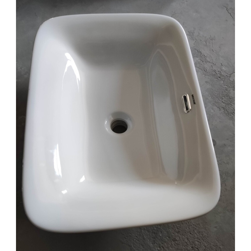 Раковина врізна на стільницю Mixxus Premium STYLE-1601 590х420х180mm з переливом (MP6570)