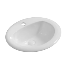 Раковина врізна на стільницю Mixxus Premium TOPPER-1602 515х400х200mm з отвором під змішувач та пер