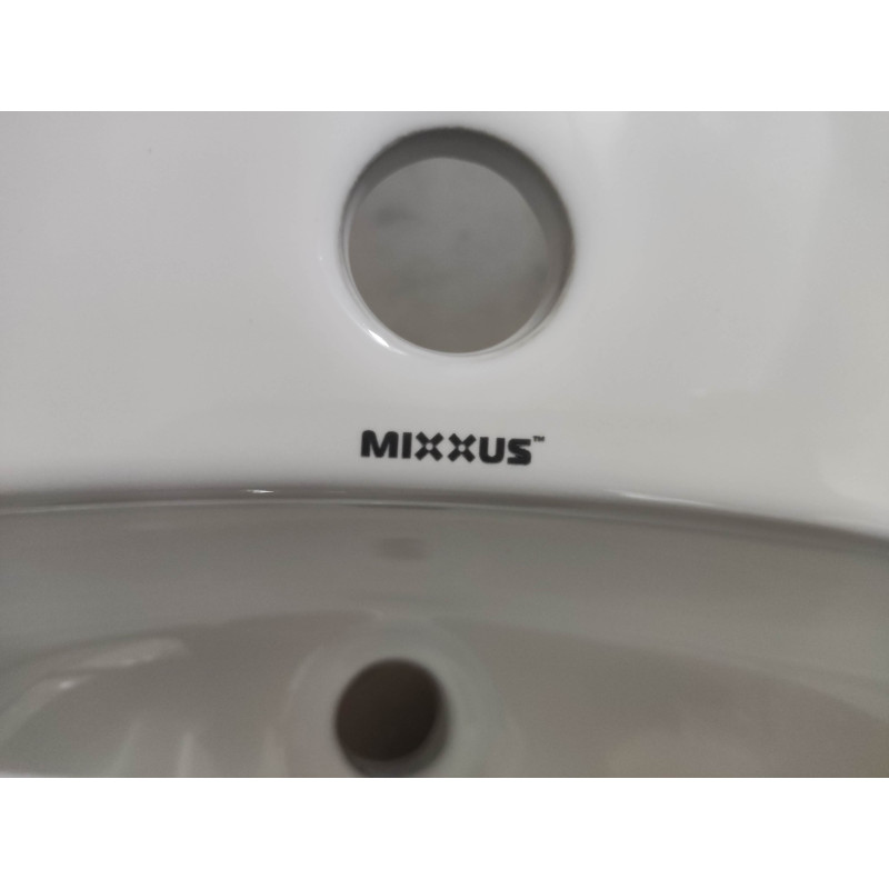 Раковина врізна на стільницю Mixxus Premium TOPPER-1602 515х400х200mm з отвором під змішувач та пер