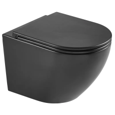 Унітаз підвісний Mixxus Premium ELLIPSE-0303-T3 BLACK 520х365х360mm,система змиву TORNADO 3.0 (MP65