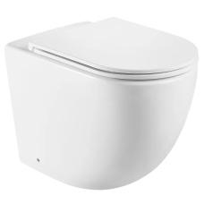 Унітаз підлоговий безбачковий Mixxus Premium ELLIPSE-0701-T1 570х365х410mm, система змиву TORNADO 1