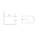 Біде підлогове Mixxus Premium ELLIPSE-0601 580х360х410mm (MP6594)