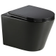 Унітаз підвісний Mixxus Premium BEVEL-0301-T3 BLACK 515х355х365mm, система змиву TORNADO 3.0 (MP659