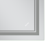 Дзеркало Mixxus Premium QUADRO MR20-80x60-Reverse з Led Touch, Anti-fog, димером, регулятором яскра