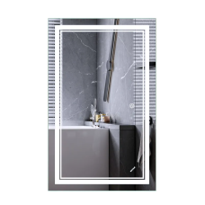Дзеркало Mixxus Premium QUADRO MR20-50x80-Reverse з Led Touch, Anti-fog, димером, регулятором яскра