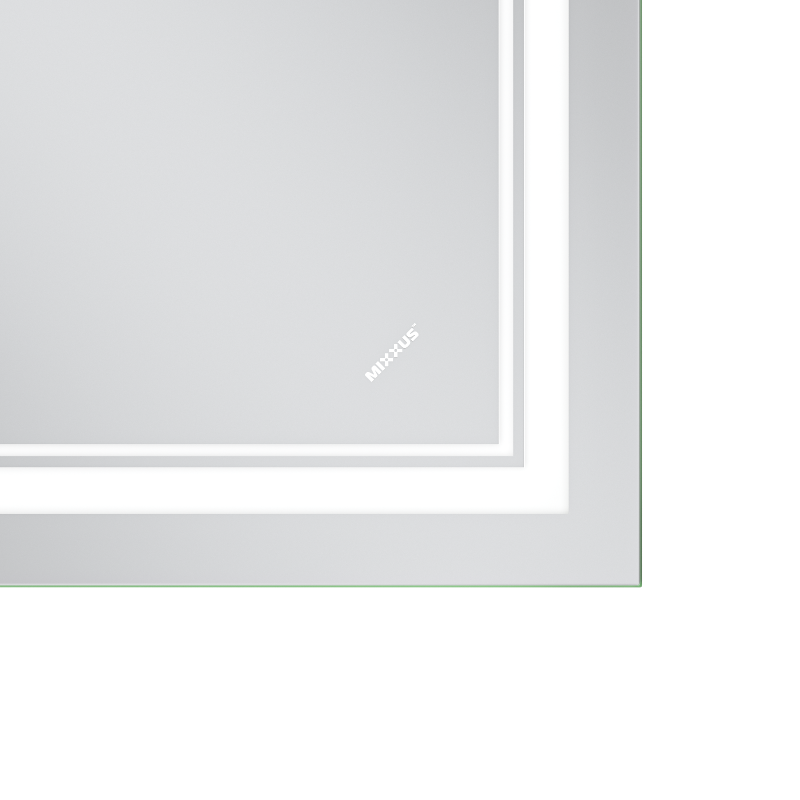 Дзеркало Mixxus Premium QUADRO MR20-50x80-Reverse з Led Touch, Anti-fog, димером, регулятором яскра