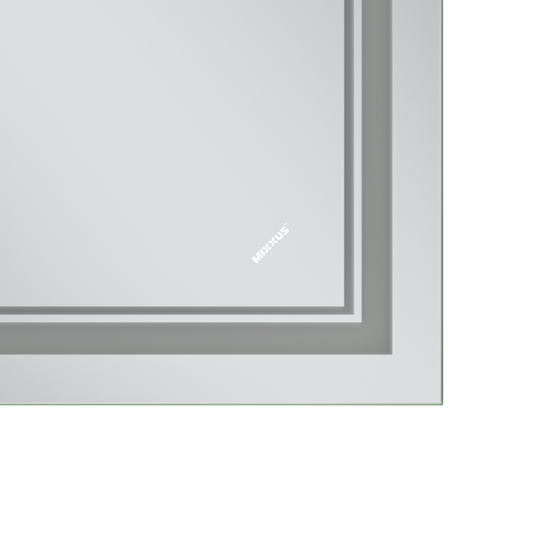 Дзеркало Mixxus Premium QUADRO MR20-90x70-Reverse з Led Touch, Anti-fog, димером, регулятором яскра