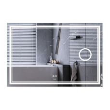 Дзеркало Mixxus Premium QUADRO MR20-100x70 з Led Touch, Anti-fog, димером, регулятором яскравості,
