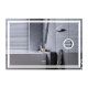 Дзеркало Mixxus Premium QUADRO MR20-100x70 з Led Touch, Anti-fog, димером, регулятором яскравості,