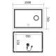 Дзеркало Mixxus Premium QUADRO MR20-100x70 з Led Touch, Anti-fog, димером, регулятором яскравості,