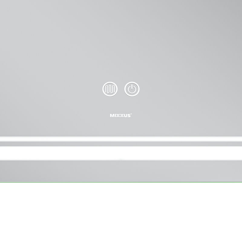 Дзеркало Mixxus Premium QUADRO MR20-100x70 з Led Touch, Anti-fog, димером, регулятором яскравості,