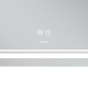 Дзеркало Mixxus Premium QUADRO MR20-100x80 з Led Touch, Anti-fog, димером, регулятором яскравості,