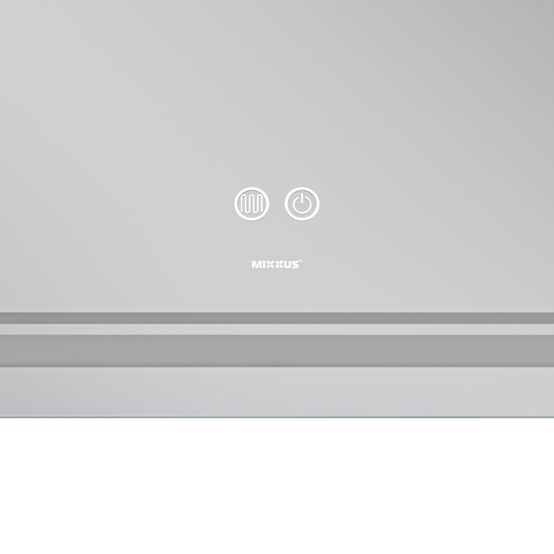 Дзеркало Mixxus Premium QUADRO MR20-100x80 з Led Touch, Anti-fog, димером, регулятором яскравості,