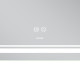 Дзеркало Mixxus Premium QUADRO MR20-120x80 з Led Touch, Anti-fog, димером, регулятором яскравості,