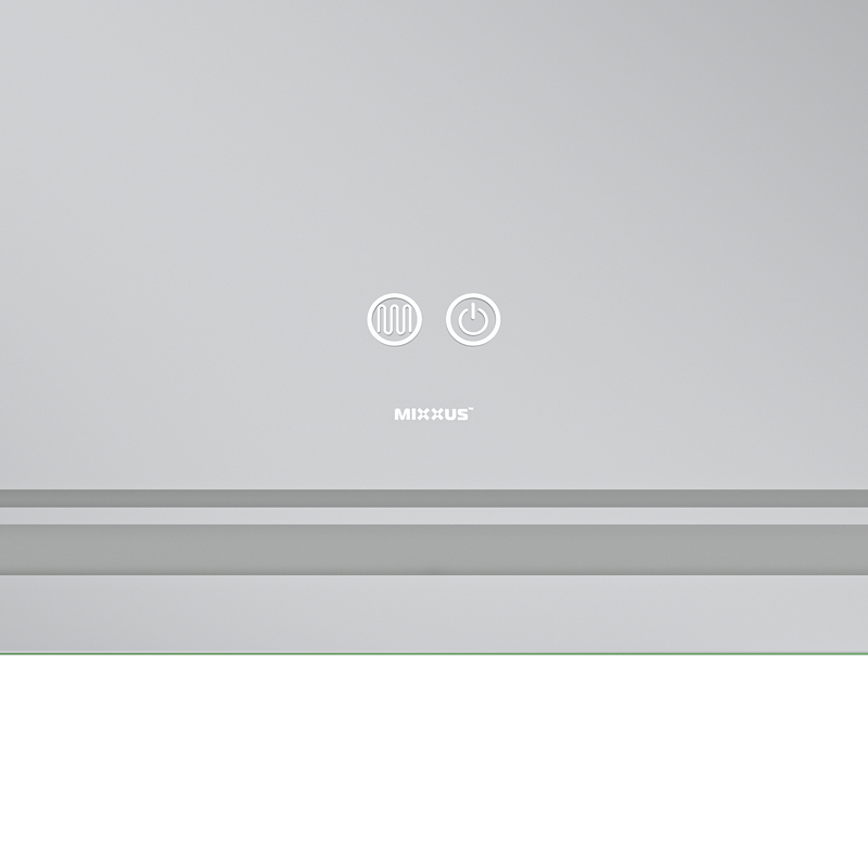 Дзеркало Mixxus Premium QUADRO MR20-120x80 з Led Touch, Anti-fog, димером, регулятором яскравості,