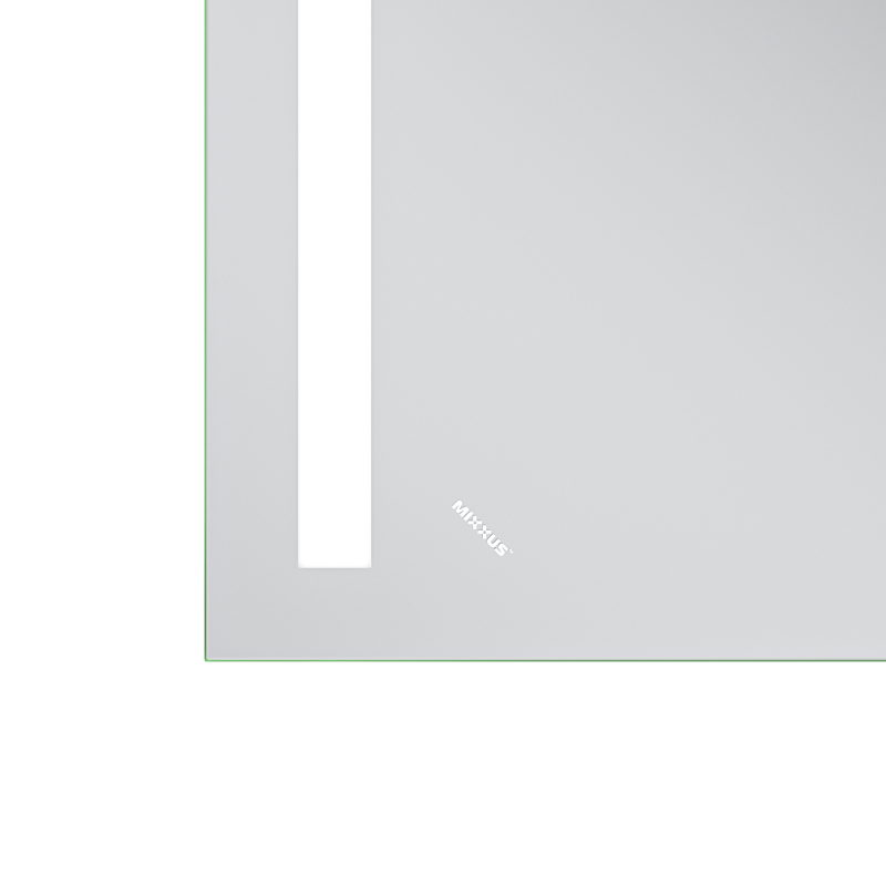 Дзеркало Mixxus Premium LINES MR17-120x60-Reverse з Led Touch, Anti-fog, димером, регулятором яскра