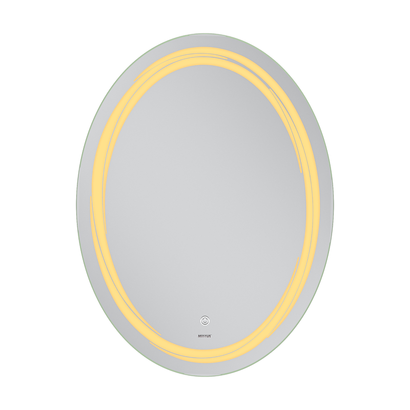 Дзеркало Mixxus Premium WAVE MV04-60x80 з Led Touch, Anti-fog, димером (3-6,5kK) (MP6636)
