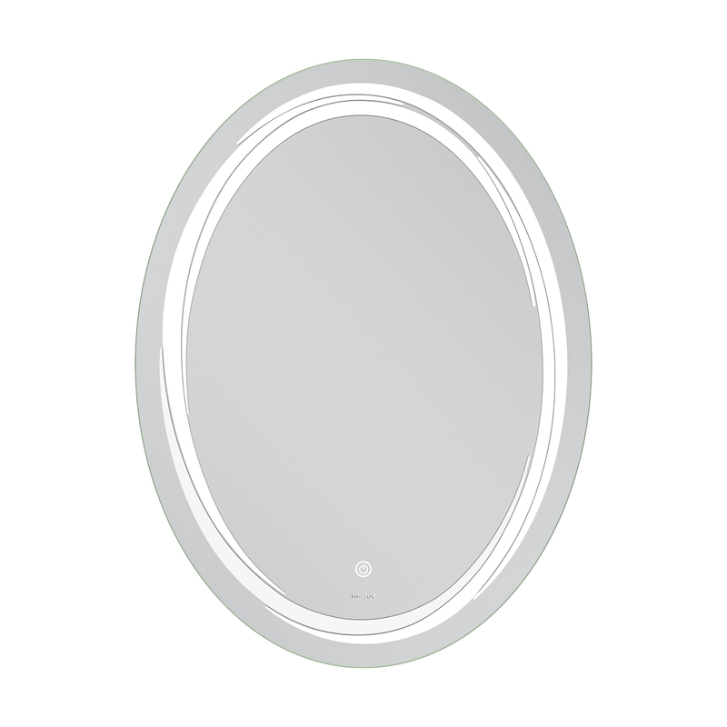 Дзеркало Mixxus Premium WAVE MV04-60x80 з Led Touch, Anti-fog, димером (3-6,5kK) (MP6636)