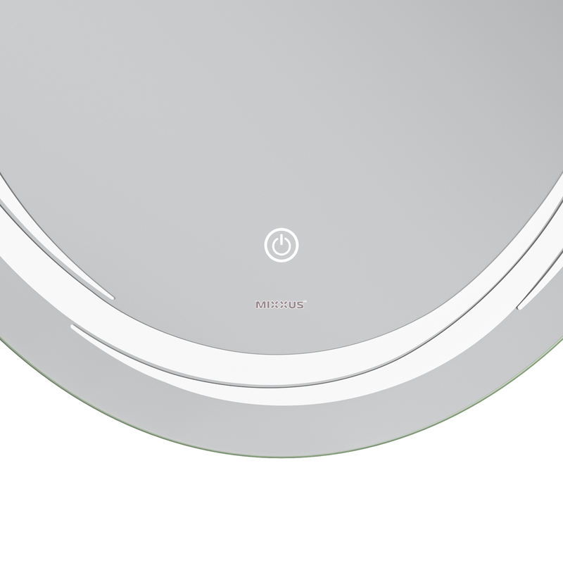 Дзеркало Mixxus Premium WAVE MV04-60x80 з Led Touch, Anti-fog, димером (3-6,5kK) (MP6636)