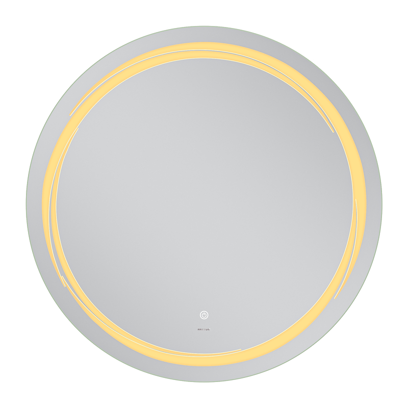 Дзеркало Mixxus Premium WAVE MC04-90 з Led Touch, Anti-fog, димером (3-6,5kK) (MP6637)
