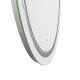 Дзеркало Mixxus Premium WAVE MC04-90 з Led Touch, Anti-fog, димером (3-6,5kK) (MP6637)