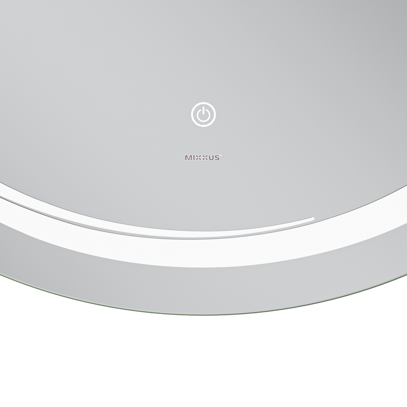 Дзеркало Mixxus Premium WAVE MC04-90 з Led Touch, Anti-fog, димером (3-6,5kK) (MP6637)