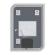 Дзеркало Mixxus Premium BEVEL MA02-90x65-Reverse з Led Touch, Anti-fog, димером (3-6,5kK) (MP6641)