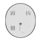 Дзеркало Mixxus Premium ELLIPSE MV05-80x70-Reverse з Led Touch, Anti-fog, димером (3-6,5kK) (MP6643