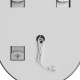 Дзеркало Mixxus Premium ELLIPSE MV05-80x70-Reverse з Led Touch, Anti-fog, димером (3-6,5kK) (MP6643